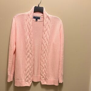 Karen Scott open front cardigan.